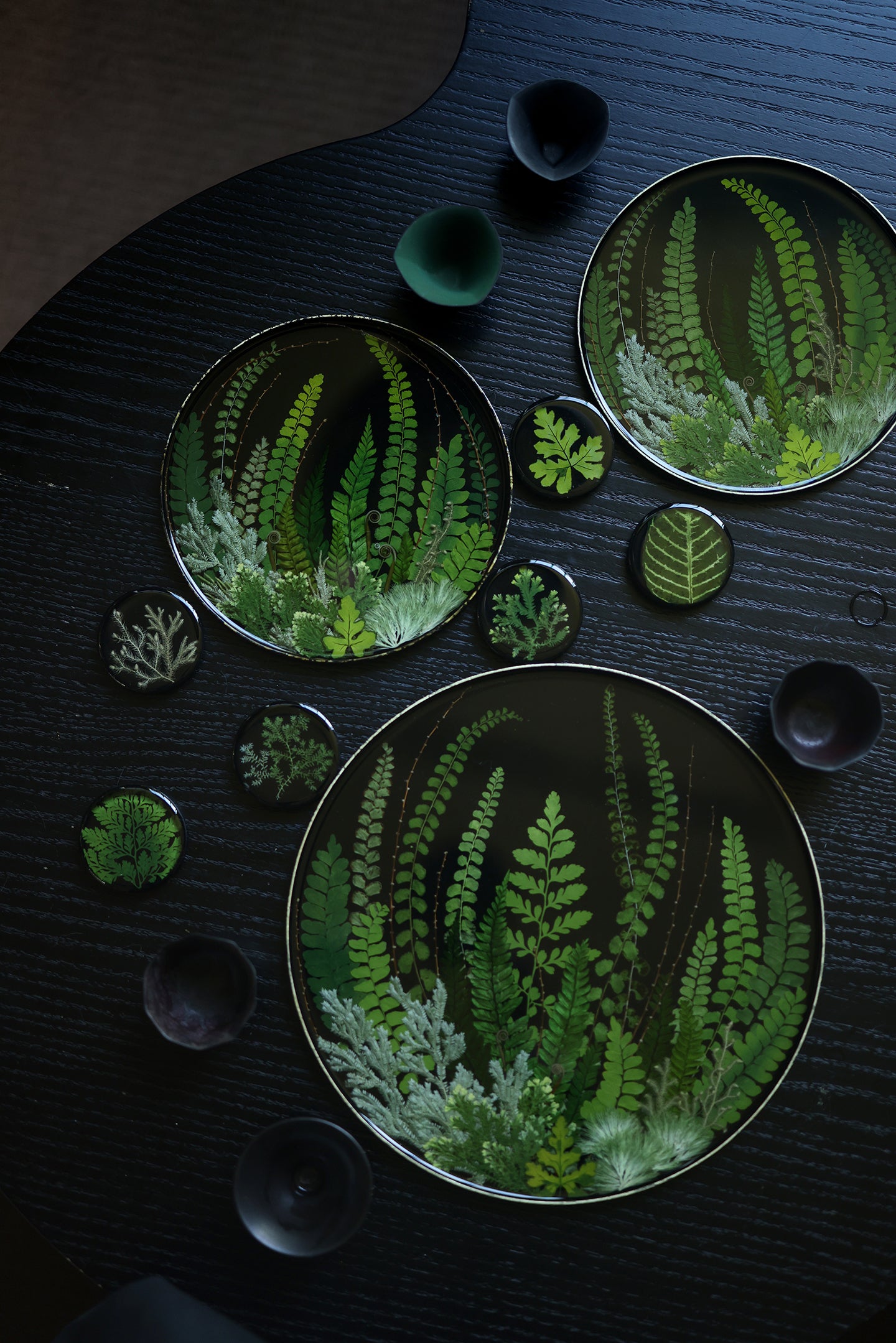 Lacquer Essence Plate — Fern Edition